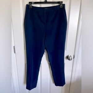 Ashley Stewart Navy Trousers with cuffs, Size 12